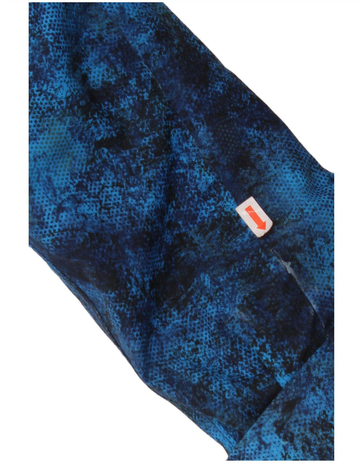 Giacca a vento con cappuccio da uomo CHIEMSEE UK 38 Blu medio Tie Dye