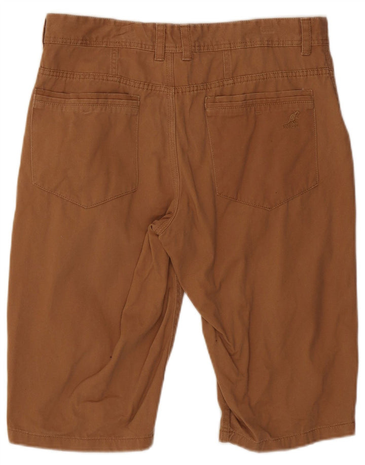 KANGOL Mens Chino Shorts Medium W32  Brown Cotton