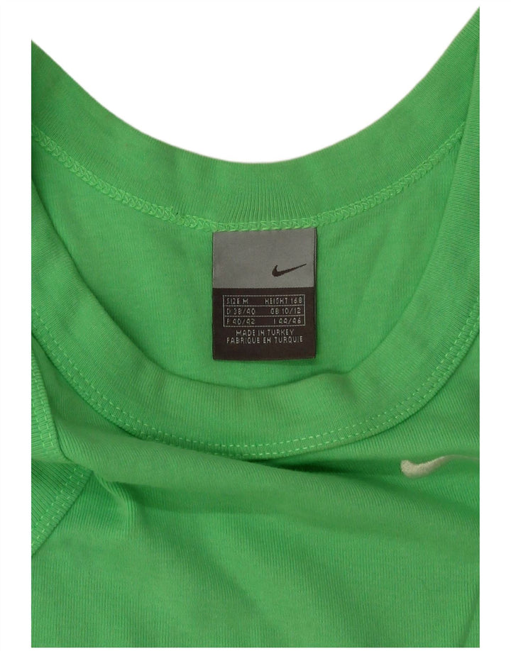 Canotta Nike da donna UK 10/12 verde medio
