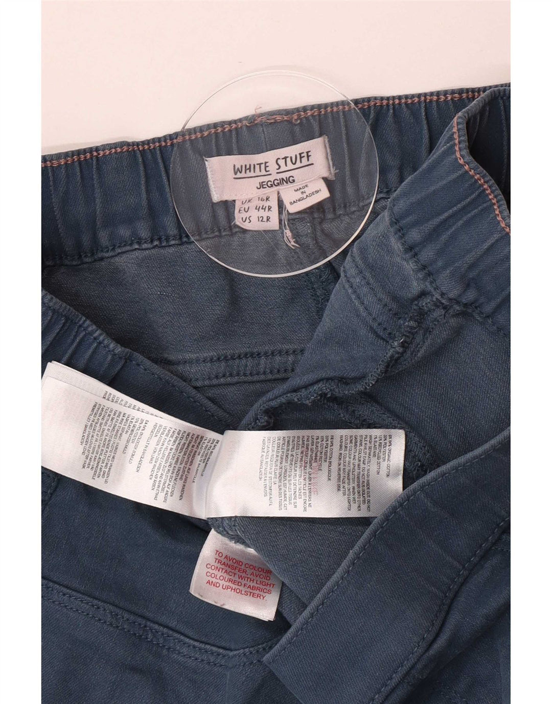 Jeans Jegging da donna White Stuff UK 16 Large W32 L29 Cotone blu