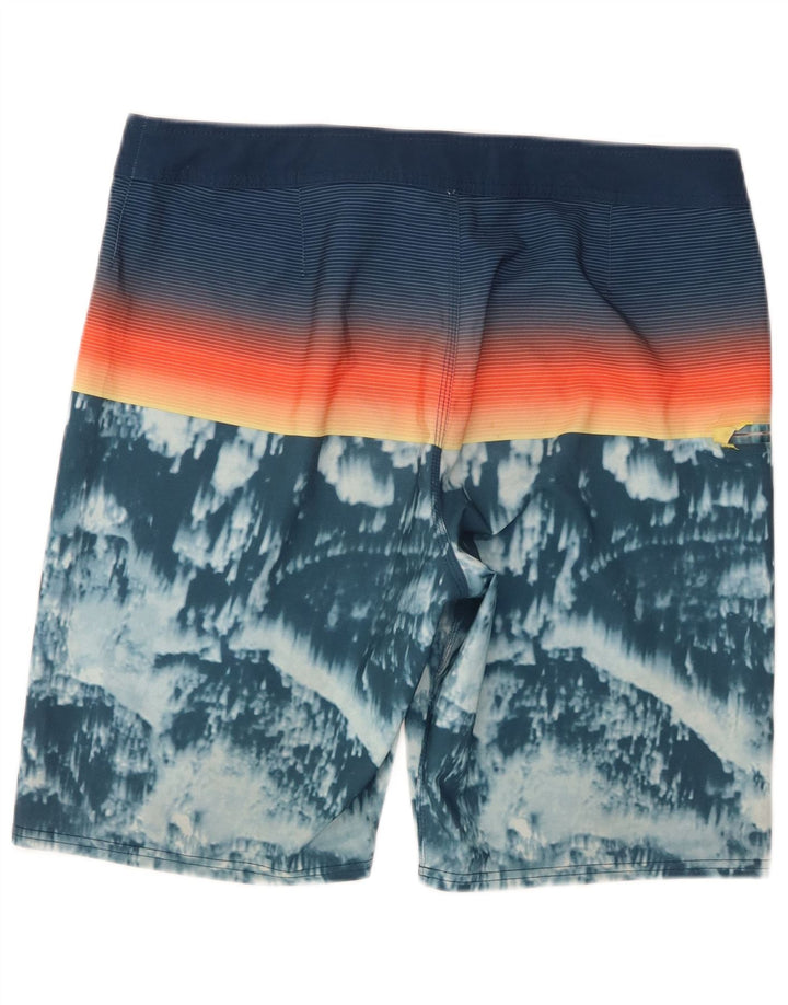 Pantaloncini da bagno da uomo O'Neill in poliestere color block blu medio