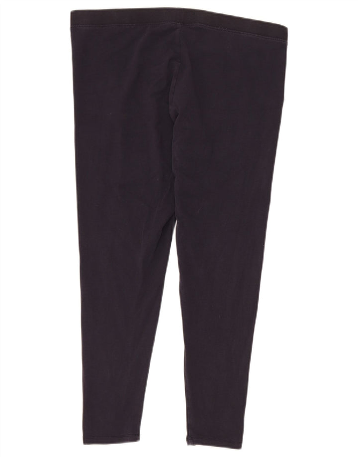 Leggings da donna Marks & Spencer UK 16 grande cotone blu navy