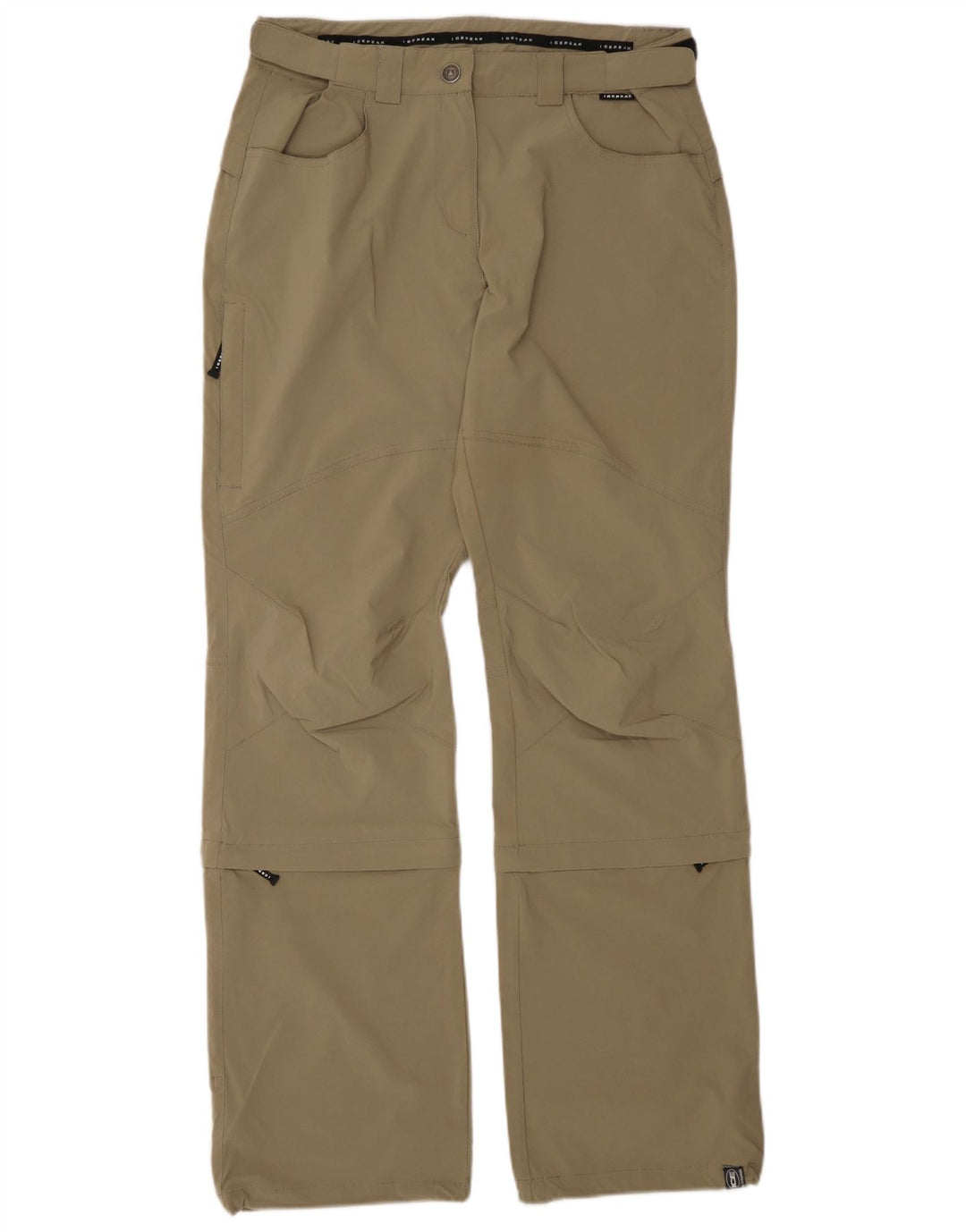 Pantaloni cargo da escursionismo da donna Icepeak EU 40 Medium W30 L32 Poliestere kaki