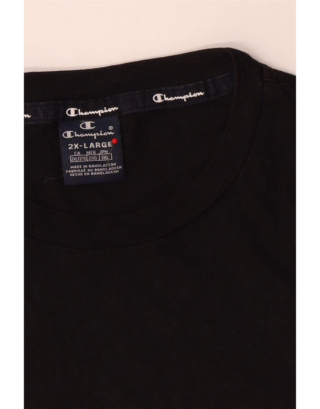 Maglietta da uomo Champion Top 2XL Nera