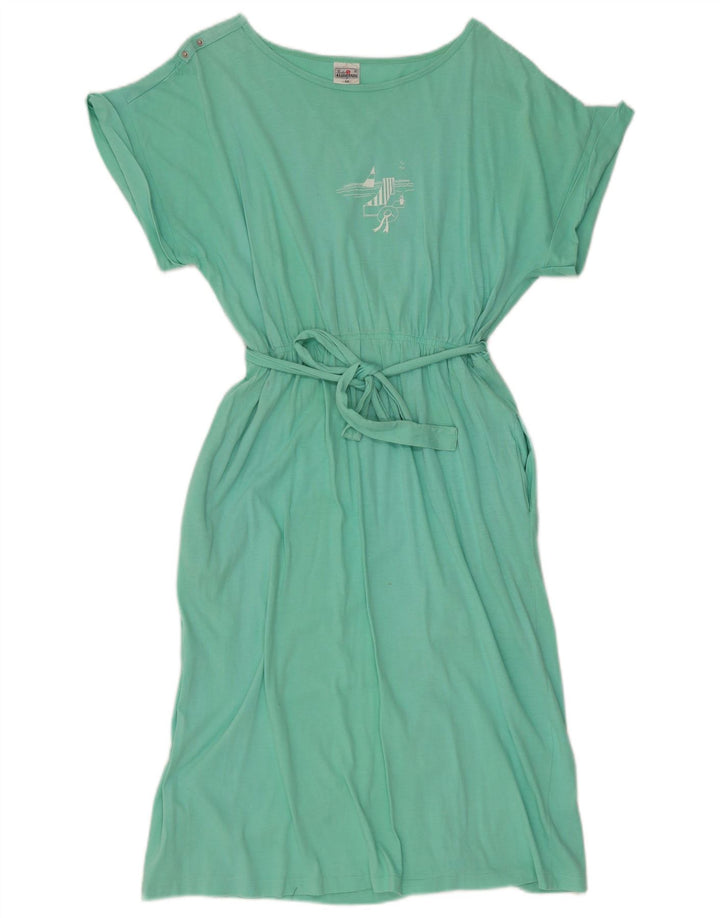 Abito basic da donna VINTAGE EU 40 cotone verde medio