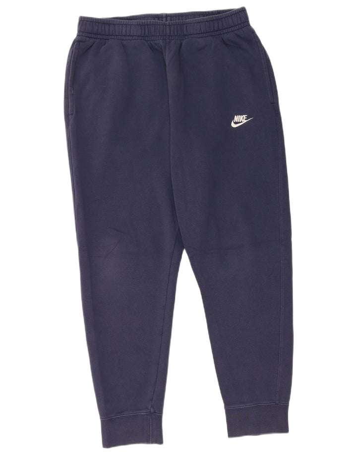 NIKE Pantaloni da tuta da uomo Joggers medi in cotone blu navy