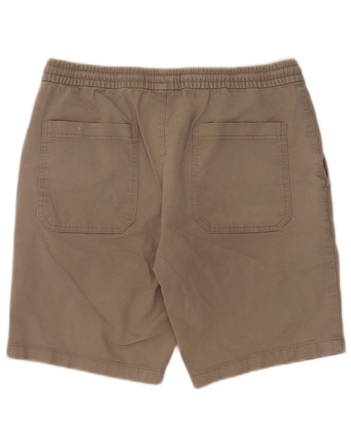Pantaloncini chino da uomo Marks & Spencer W32 cotone grigio medio