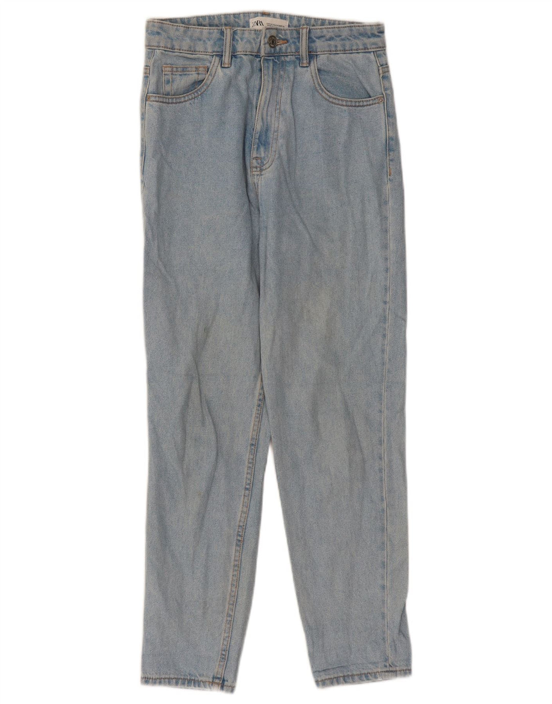 Jeans affusolati da donna Zara EU 36 XS W26 L27 Cotone blu