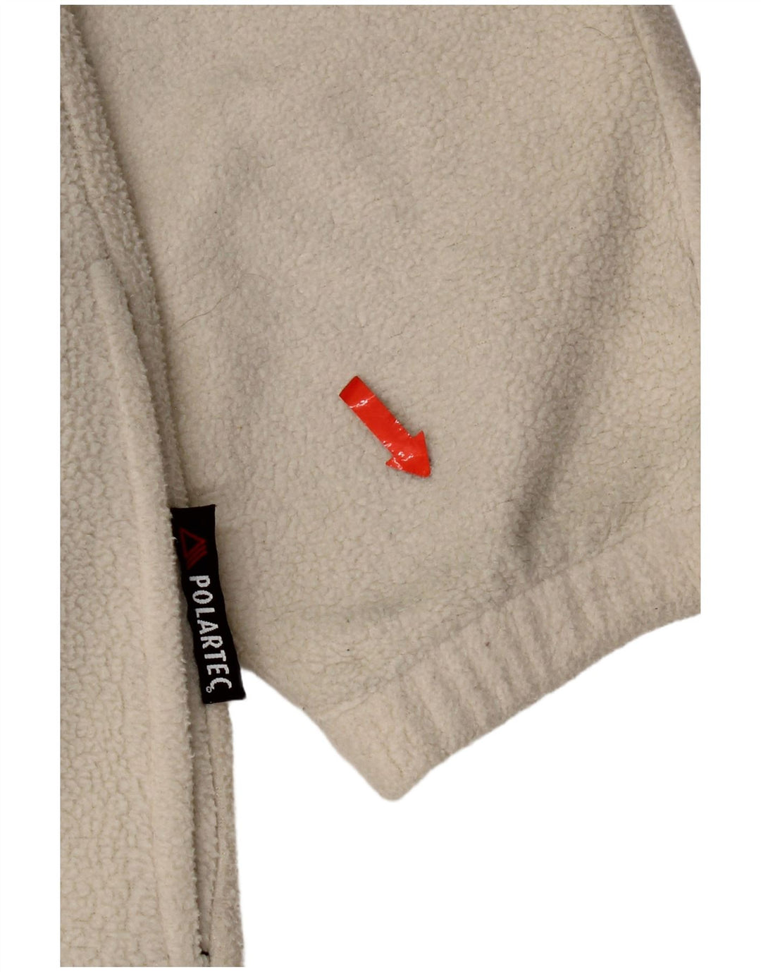 Maglione in pile da uomo con zip e collo Aesse, bianco medio, Fair Isle