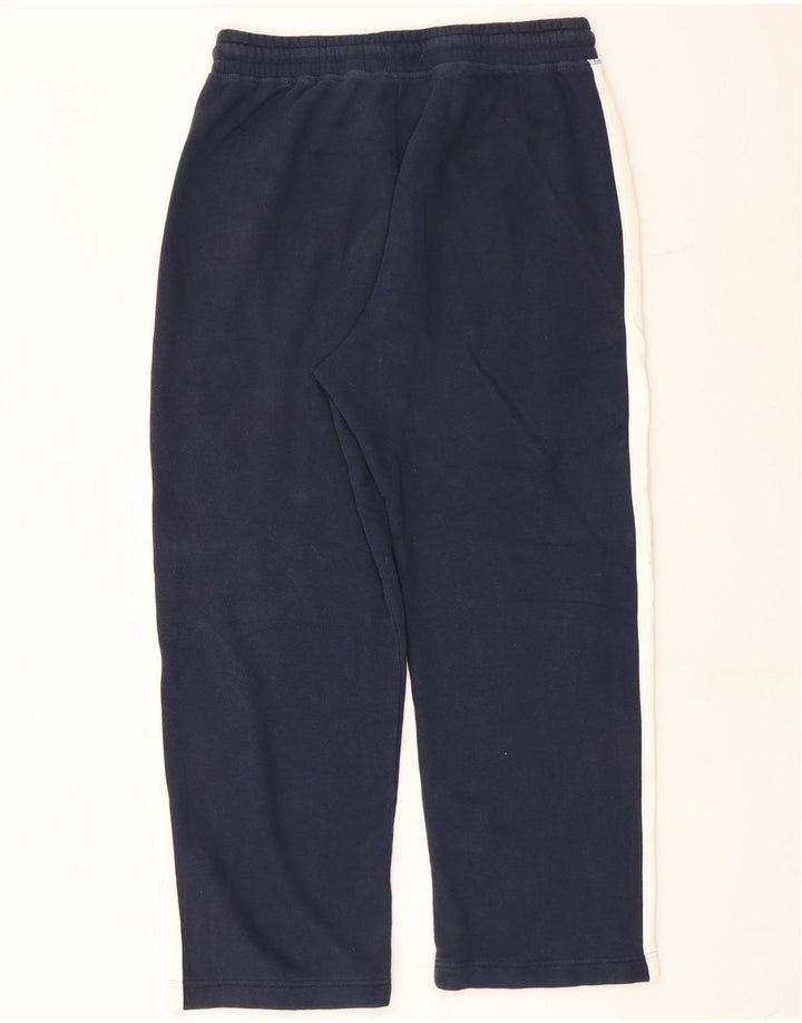 Pantaloni da tuta Hollister da uomo in cotone color block medio blu navy