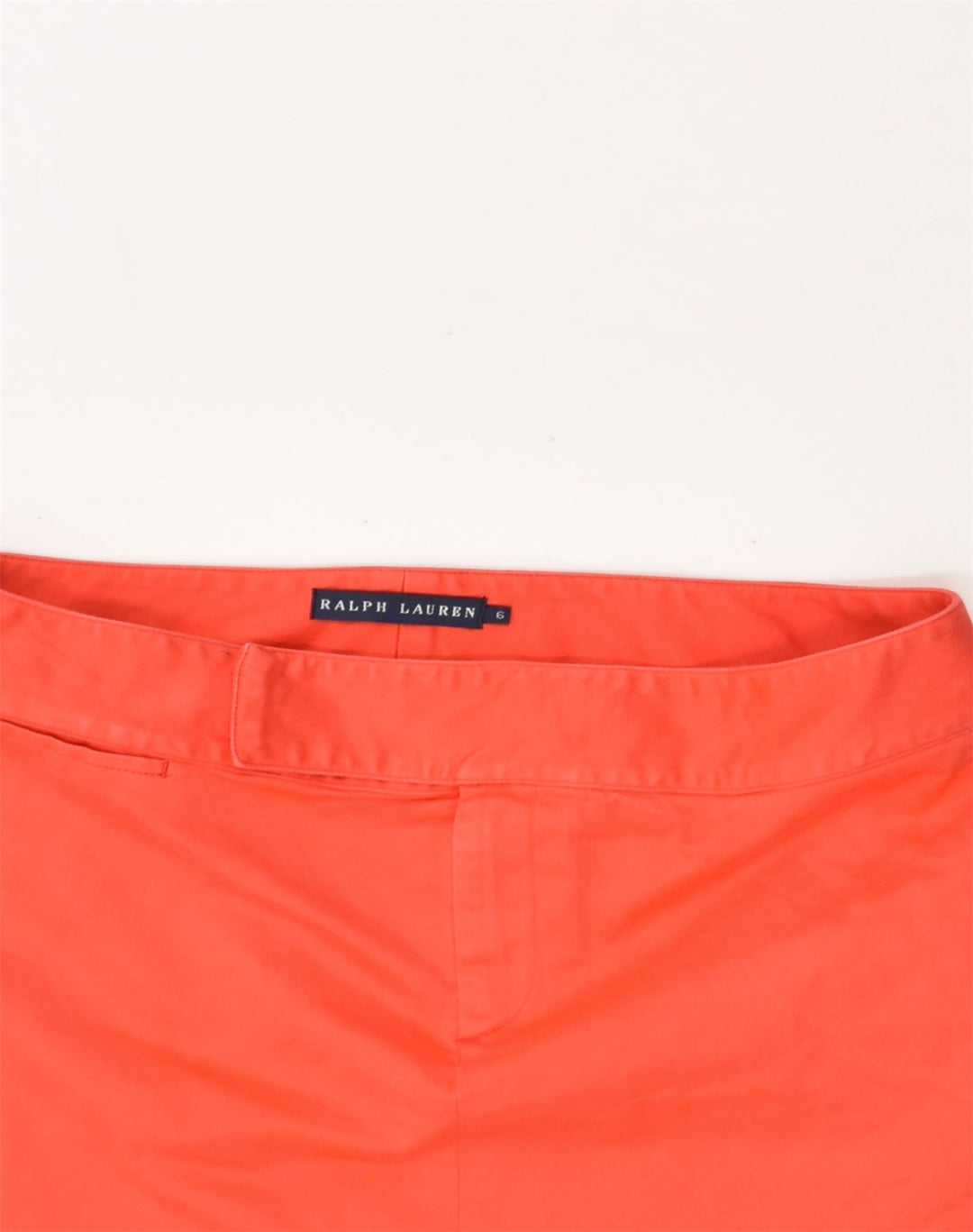 RALPH LAUREN Womens Mini Skirt US 6 Medium W30 Red Cotton | Vintage Ralph Lauren | Thrift | Second-Hand Ralph Lauren | Used Clothing | Messina Hembry 