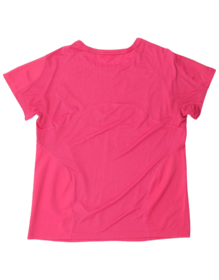 Maglietta da donna Adidas Top UK 18 XL poliestere rosa