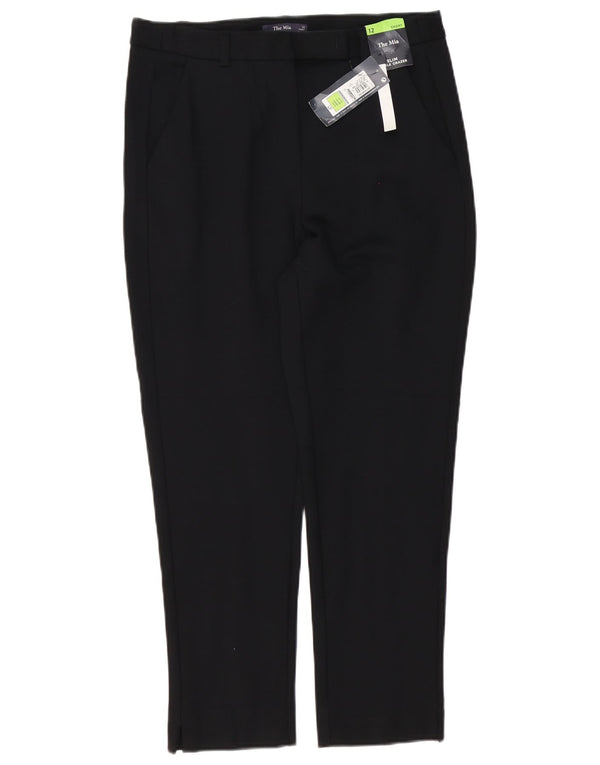 Pantaloni da abito Marks & Spencer da donna The Mia UK 12 Medium W30 L26 Nero