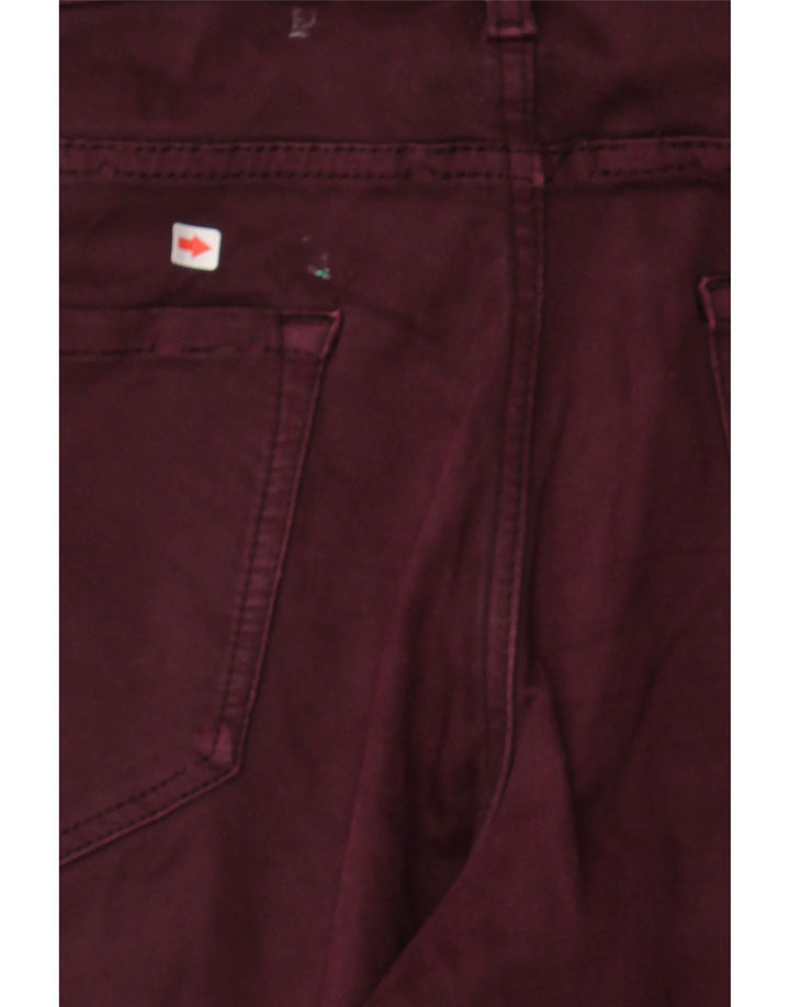 MASSIMO DUTTI Womens Skinny Jeans EU 40 Medium W30 L30 Burgundy Vintage Massimo Dutti and Second-Hand Massimo Dutti from Messina Hembry 