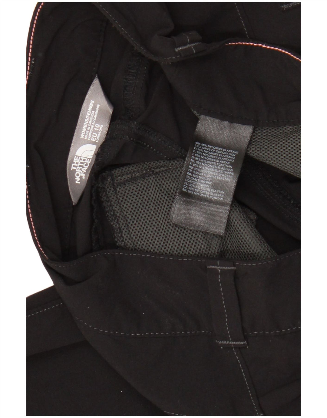 Pantaloni cargo da escursionismo da donna The North Face W32 L33 nylon nero