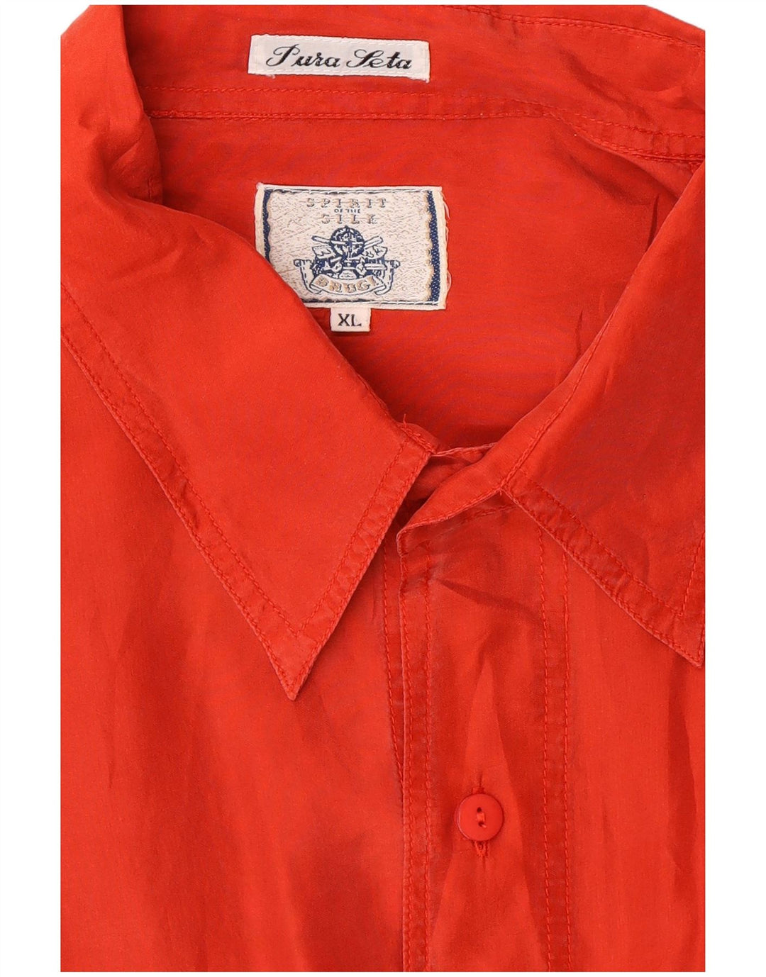 Camicia Brugi Uomo XL Seta Rossa