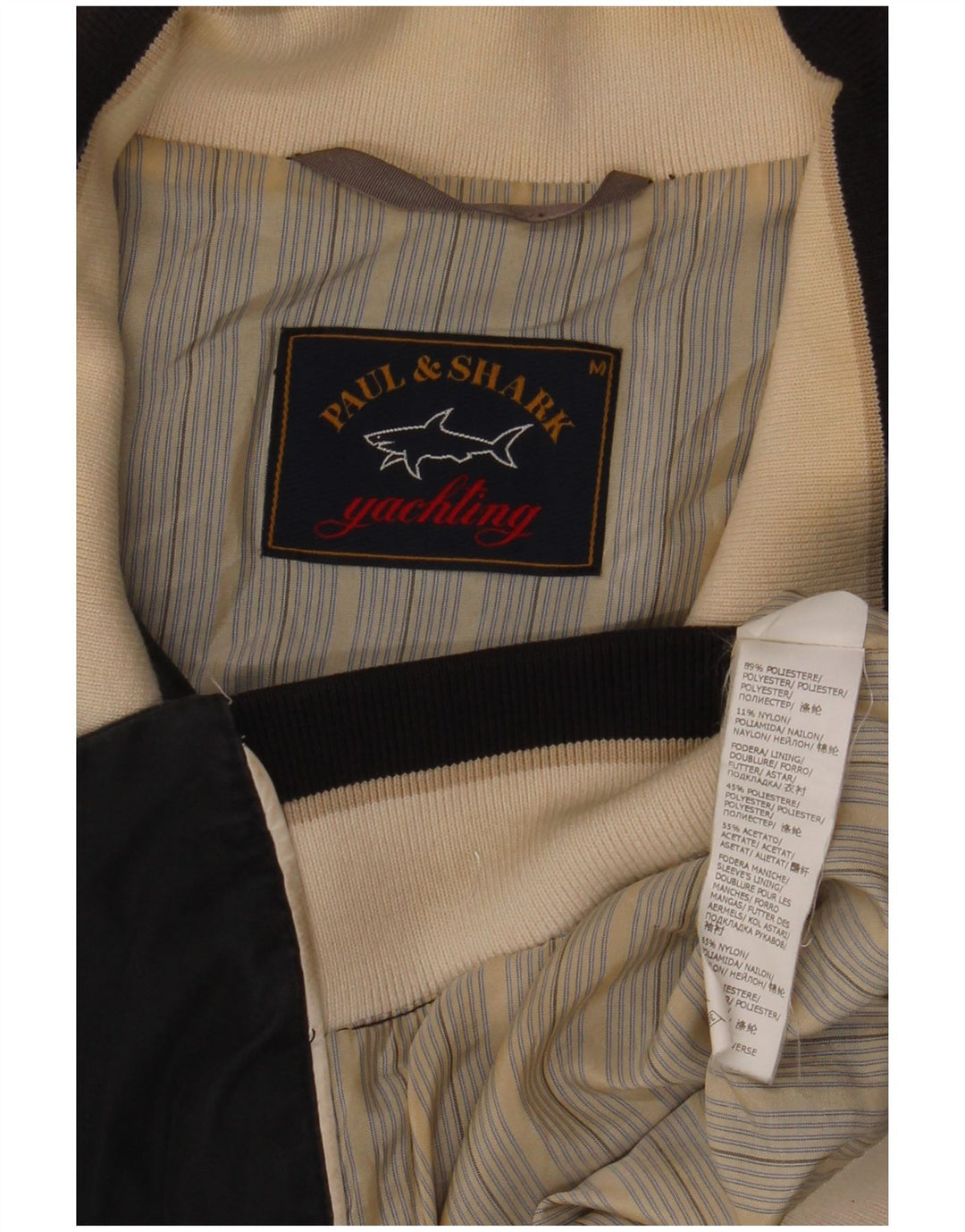 Giubbotto bomber da uomo Paul & Shark UK 38 Poliestere grigio medio