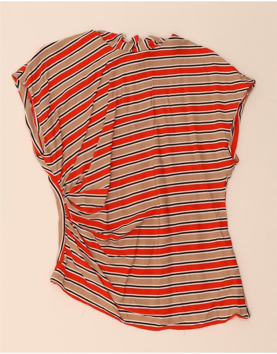 Top Camicetta Da Donna ZARA UK 12 Medio A Righe Multicolori