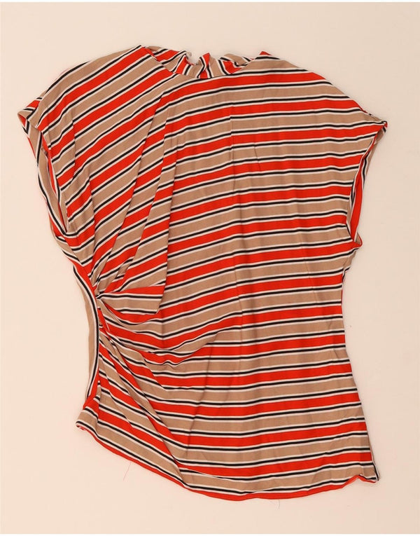 Top Camicetta Da Donna ZARA UK 12 Medio A Righe Multicolori