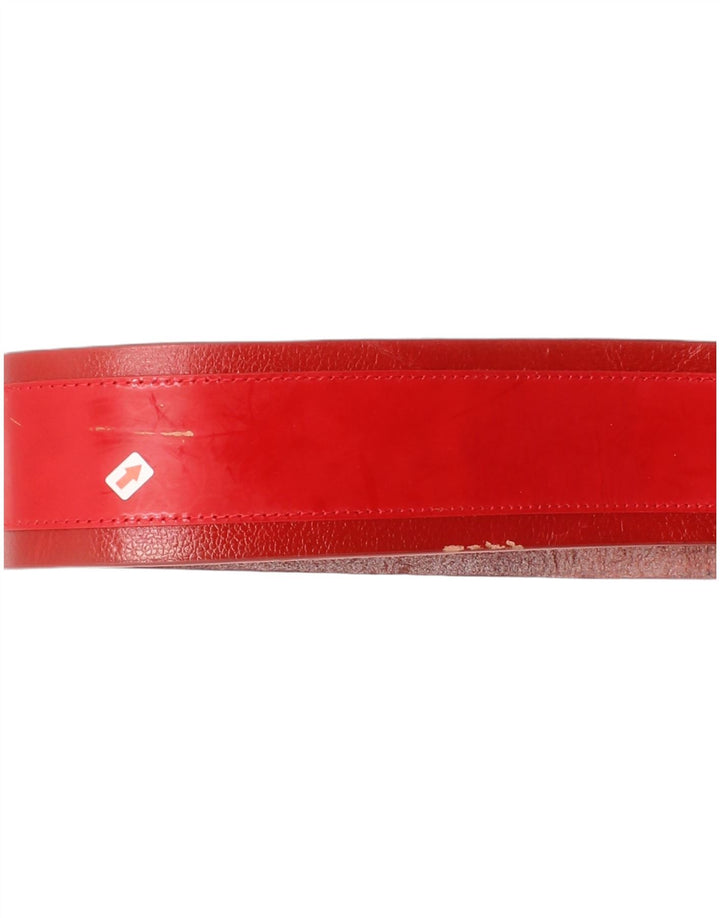 Cintura in pelle da donna Coast media L34 in pelle rossa