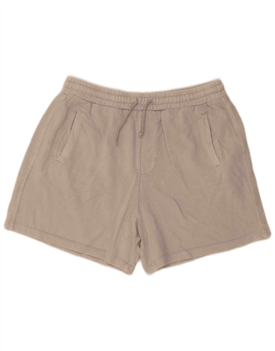 Pantaloncini sportivi da uomo Zara grandi in cotone grigio