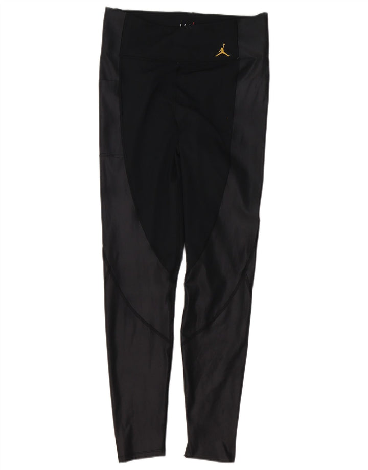 Leggings aderenti Jordan da donna UK 12 poliestere color block medio nero