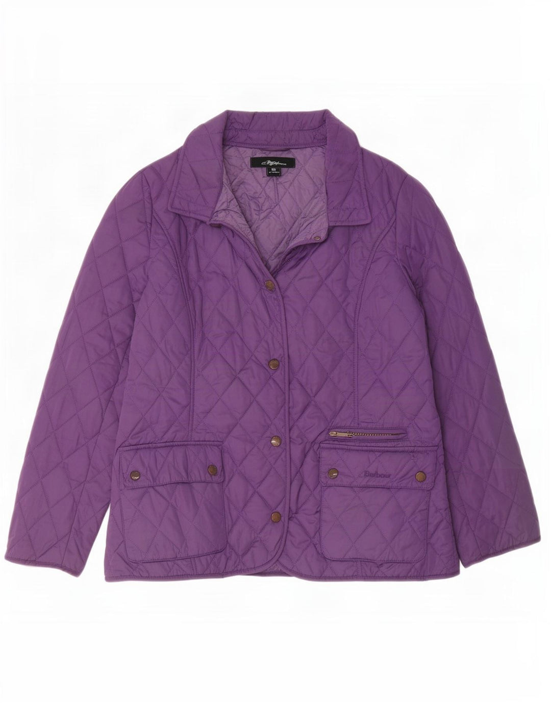 Giacca trapuntata da donna Barbour UK 12 Poliestere viola medio