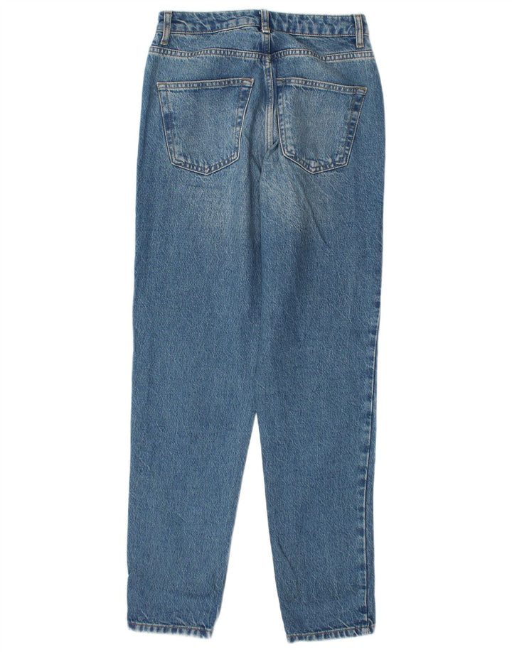 Jeans affusolati mamma da donna Topshop W26 L32 poliestere blu