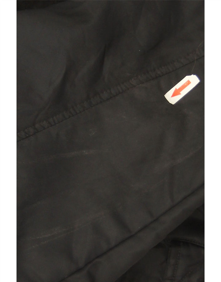 Giubbotto bomber corto da donna Zara UK 16 grande nylon nero