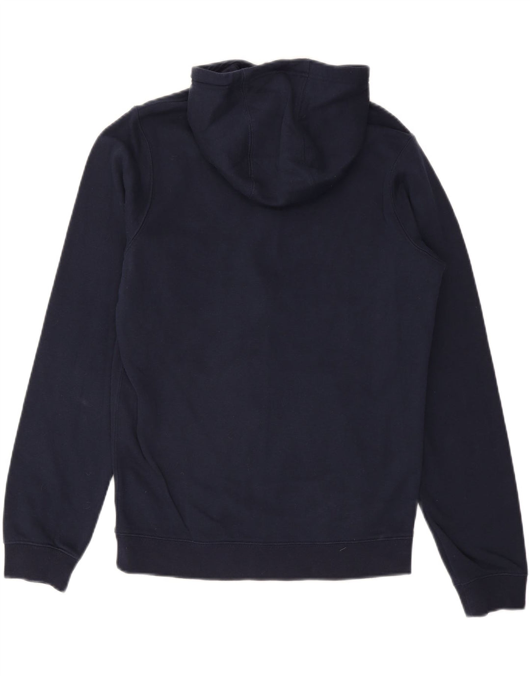 Maglione con cappuccio e zip da uomo NIKE piccolo in cotone blu navy