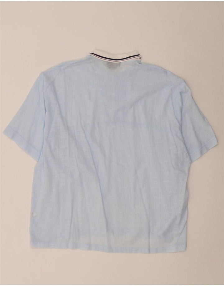 Camicia pullover a maniche corte da uomo Rodrigo IT 52 Large in cotone blu