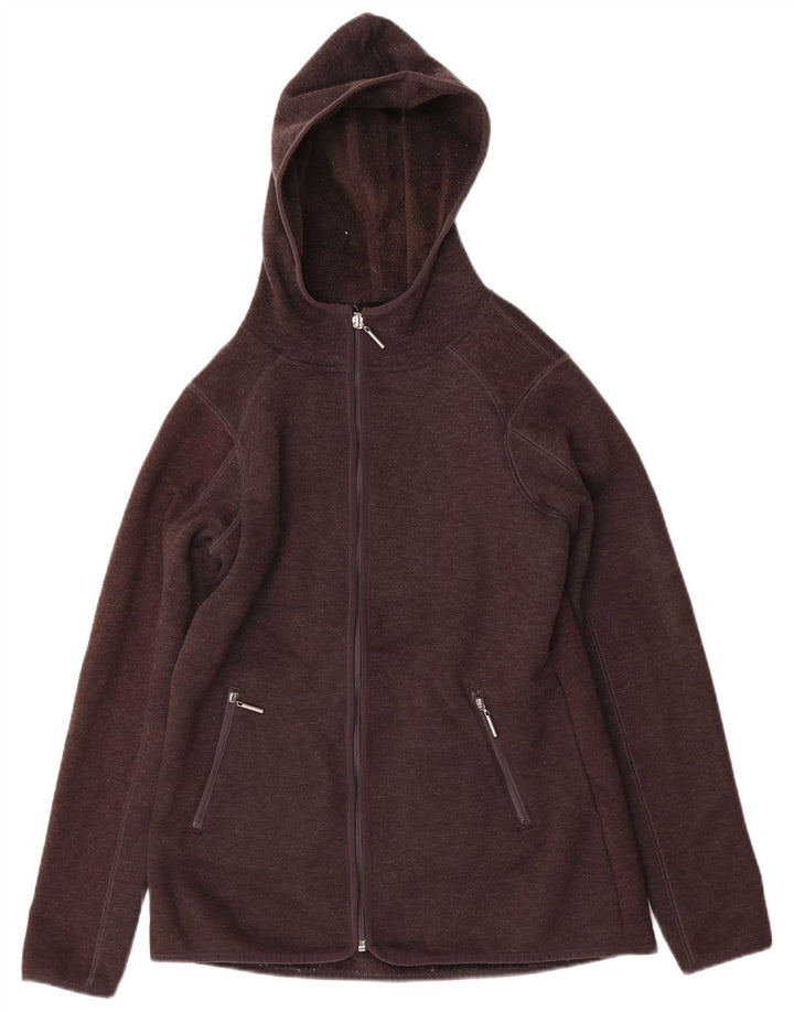Giacca da ginnastica con cappuccio da donna Marks & Spencer UK 10 piccola grigia