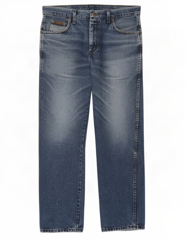 Jeans dritti da uomo Wrangler W34 L29 Blu