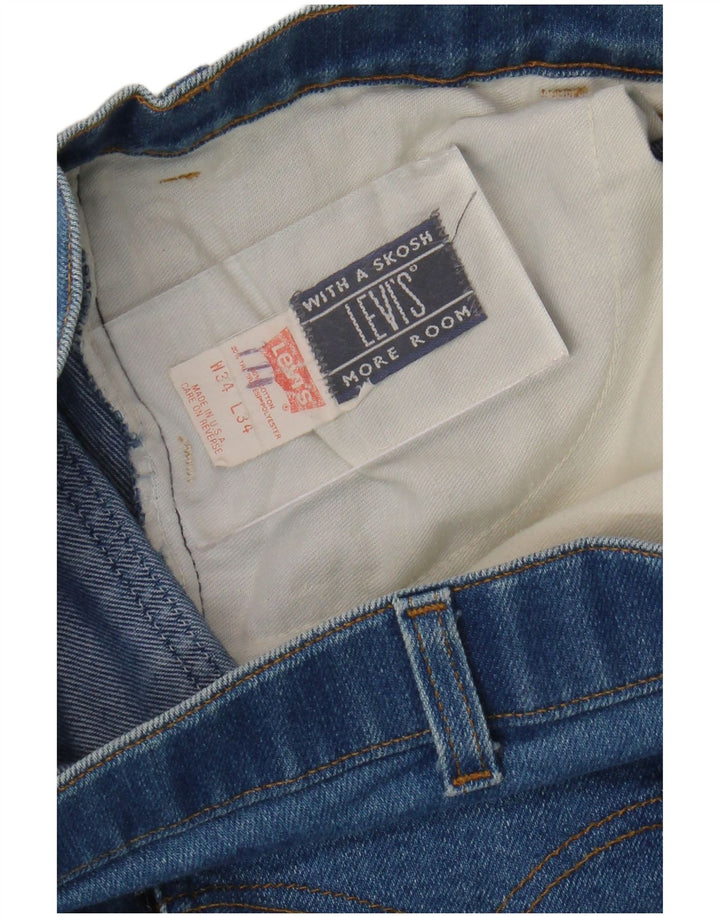 Jeans dritti da uomo Levi's W34 L34 in cotone blu