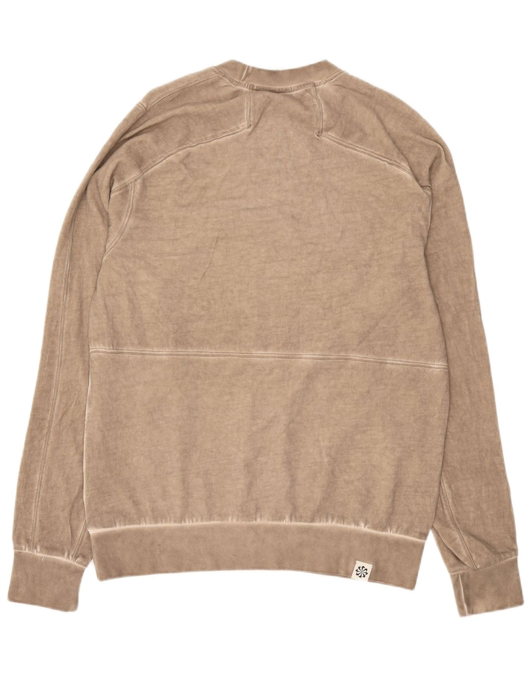 Felpa grafica da uomo Nike Felpa in cotone beige medio