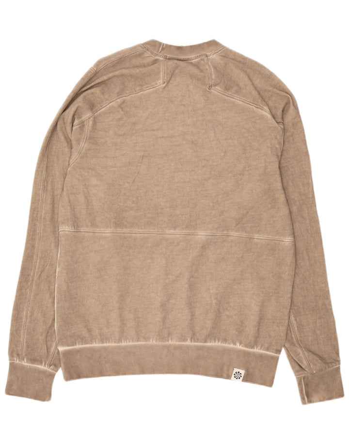 Felpa grafica da uomo Nike Felpa in cotone beige medio