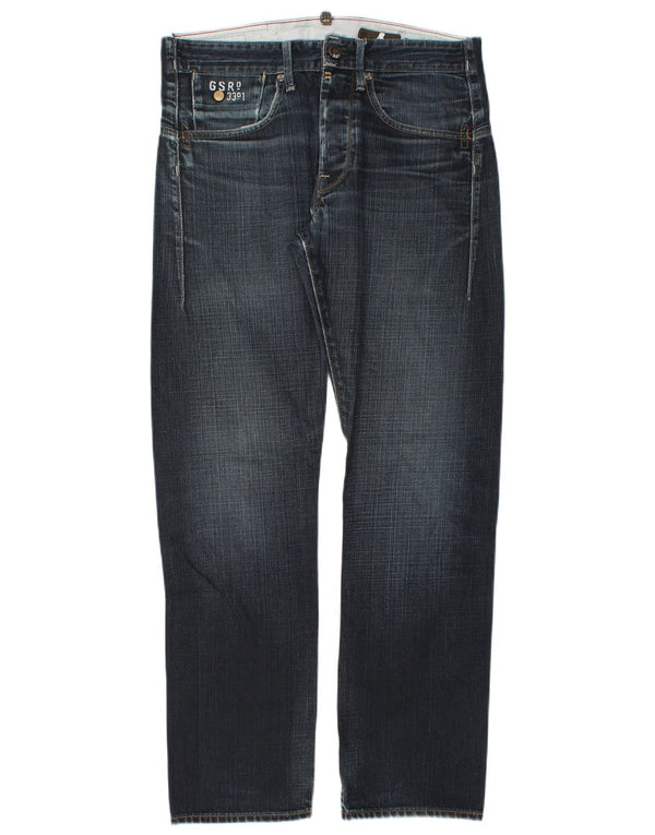 Jeans dritti da uomo G-Star W32 L32 cotone blu