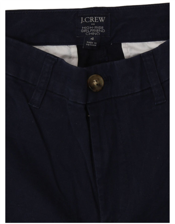 Pantaloni chino da donna J. Crew US 4 Small W28 L27 Blu navy classico