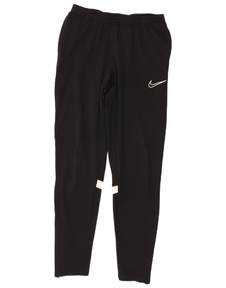Pantaloni da tuta da uomo NIKE Dri Fit in poliestere color block medio nero