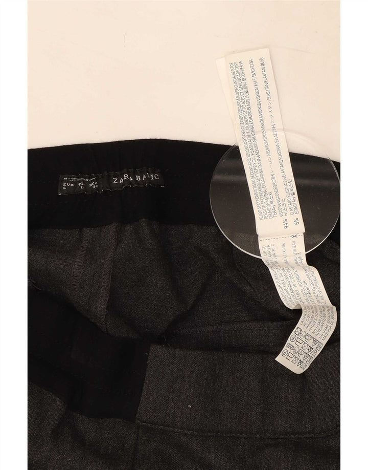 Pantaloncini casual da donna Zara grandi W30 in viscosa grigia