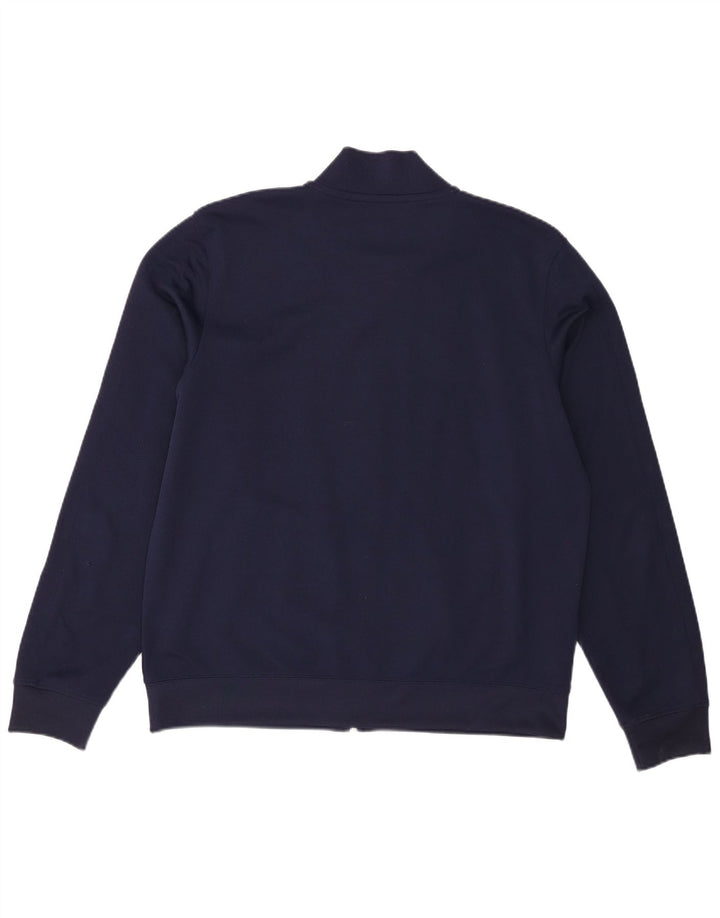 Giacca da tuta da uomo Fred Perry grande in poliestere blu navy