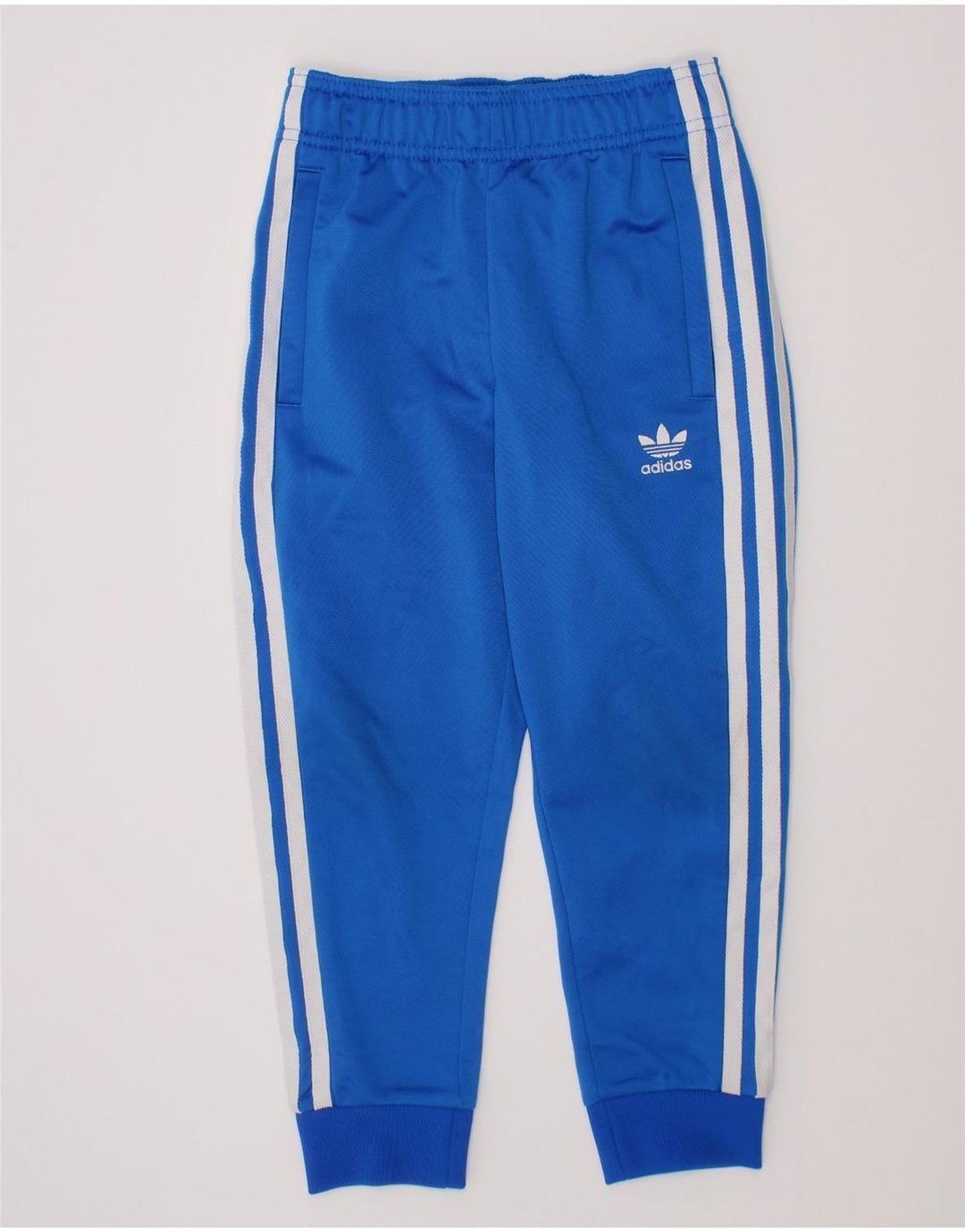 Pantaloni da tuta da jogging Adidas da ragazzo 5-6 anni in poliestere blu