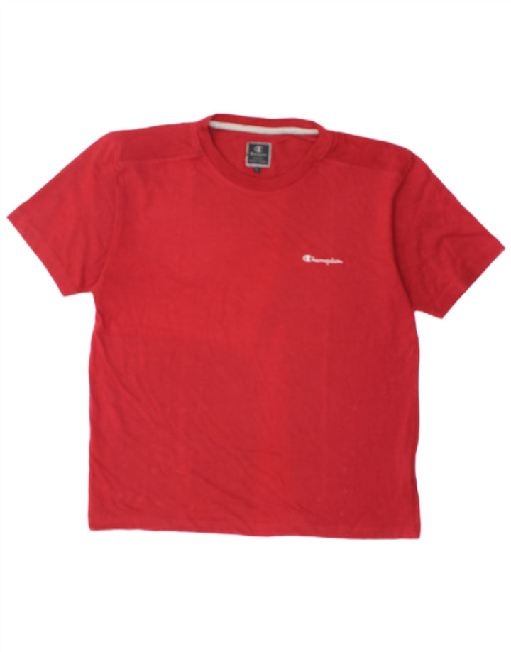 T-shirt da uomo Champion Top grande in cotone rosso