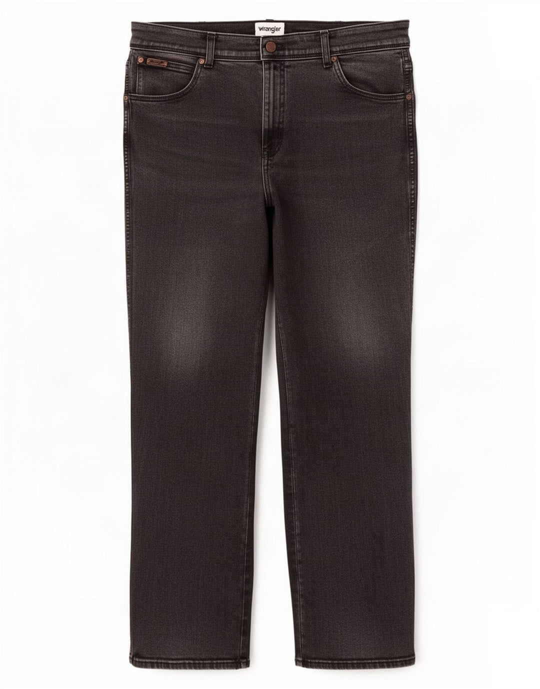 Jeans dritti da uomo Wrangler Texas W40 L32 cotone grigio