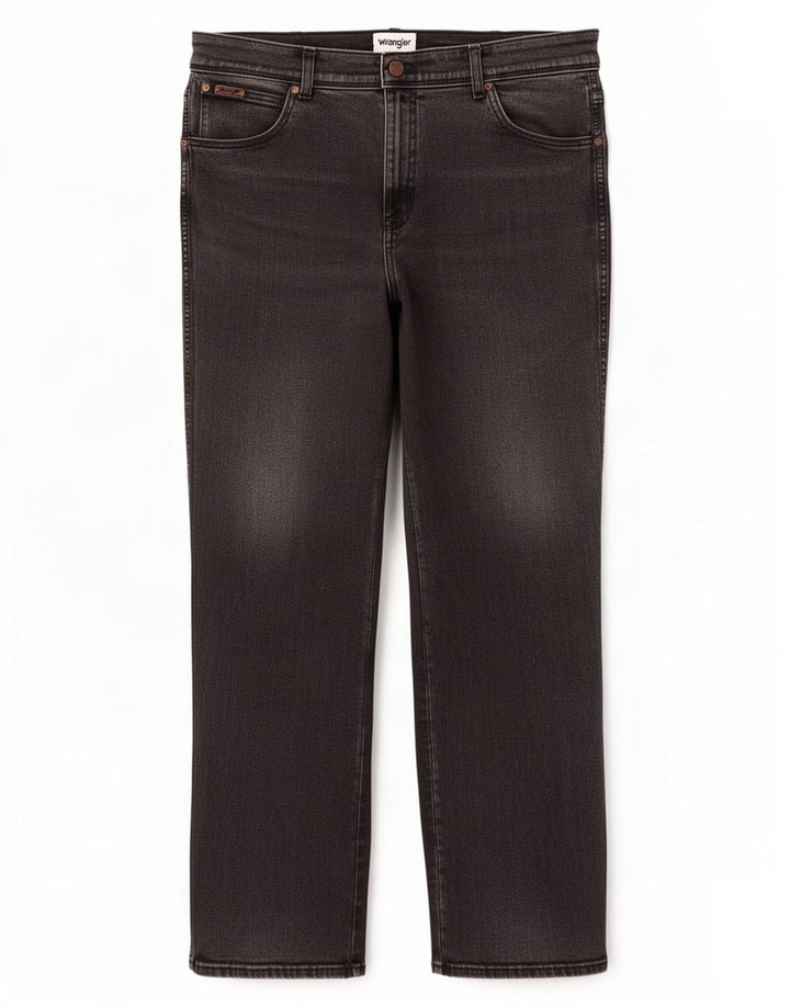 Jeans dritti da uomo Wrangler Texas W40 L32 cotone grigio