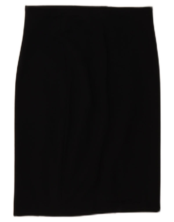 Gonna dritta da donna Benetton XS W24 viscosa nera