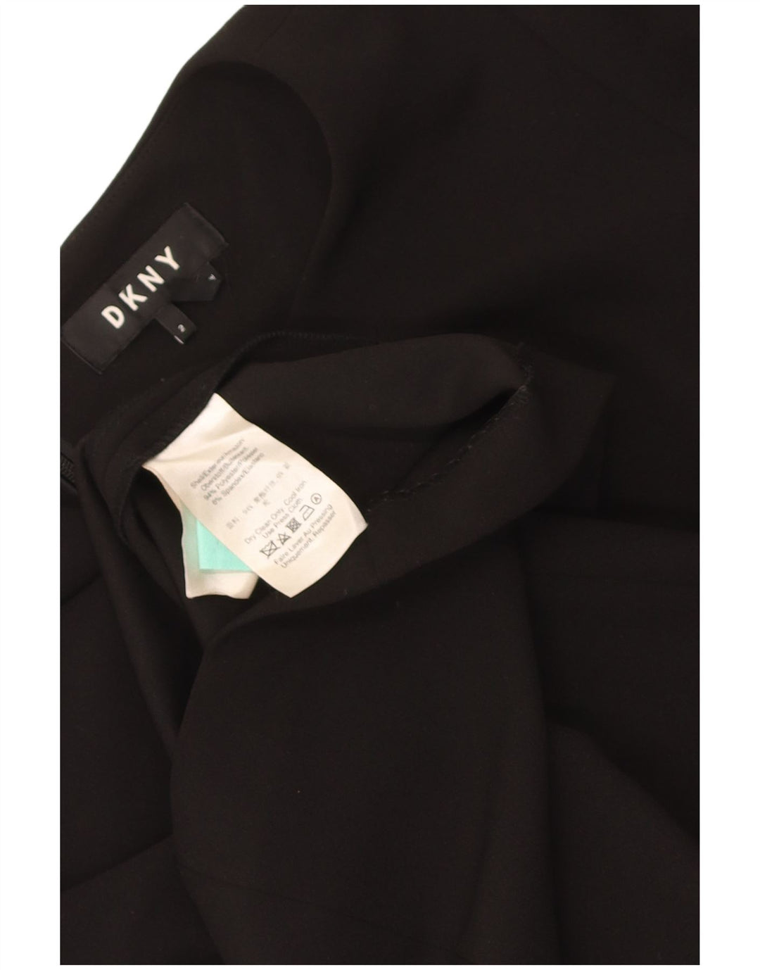 Abito tubino Dkny da donna con maniche a 3/4 US 2 XS poliestere nero
