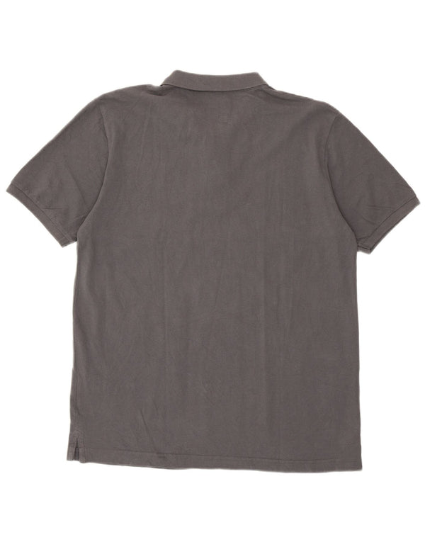Polo da uomo Dack's Large in cotone grigio