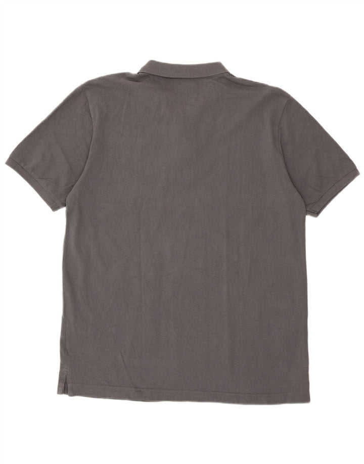 Polo da uomo Dack's Large in cotone grigio