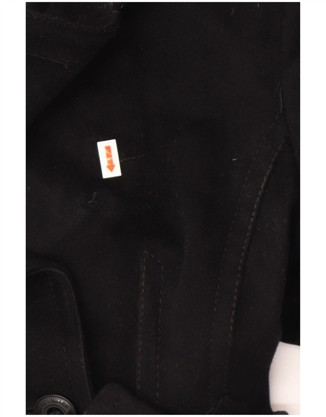 Trench da donna KAREN MILLEN UK 8 piccolo in lana nera